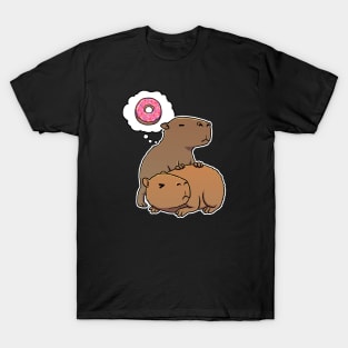 Capybara smell donut T-Shirt